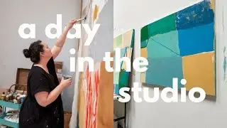 A Day In The Life As An Artist • ART VLOG