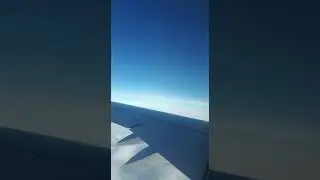 Горизонт был ровный все время полета и полет прямой