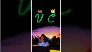 V loves C couples name status | V C whatsapp name status | V C name status