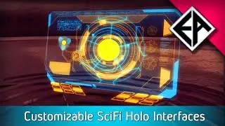 Unity Excelsior Assets : Customizable SciFi Holo Interface