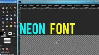 Neon Font Gimp Tutorial