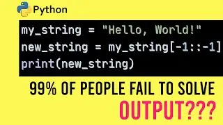 Python Coding Challenge | CodingFacts