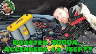 Booster 3000A per l'Avviamento d'Emergenza della Jeep: Test e Guida Passo-passo 🔋🚗