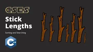 StickLengths | CSES problem set | Solution explained and C++ code