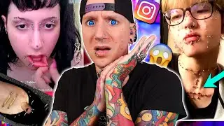 THROAT PIERCING FAIL Needs Removing | Instagram DMs 57 | Roly