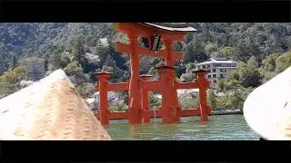 HEALING STUDIO - Visiting “Itsukushima Shrine Torii” by boat on Miyajima, Hiroshima Prefecture