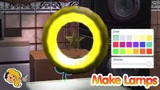 Sims 4 How to: Make lamps with Vertex paints!