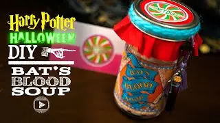 Honeyduke's Bat's Blood Soup!  Harry Potter Halloween DIY