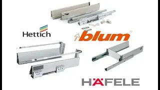 Сравнение тандембоксов Blum, Hafele, Hettich.