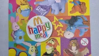 2005 MCDONALDS WINNIE THE POOH TOYS