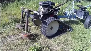 САМОДЕЛЬНАЯ КОСИЛКА для МОТОБЛОКА