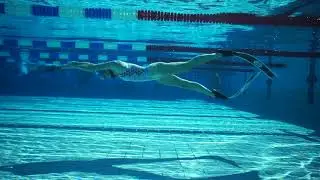 Freediving Bifiins technique demonstration