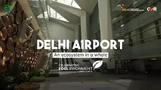 Celebrating World Environment Day at Delhi Airport.