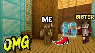I Stole Full God Armour From My Sister's Underground Base || Trolling Sister