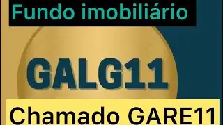 Hoje vamos falar do fundo imobiliário #GALG11 chamado agora  #GARE11. Vem comigo!