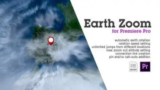 Earth Zoom for Premiere Pro ▶▷ Premiere Pro Trends ◁◀