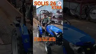 Минитракторы Solis 26 уезжают работать в питомник декоративных растений.