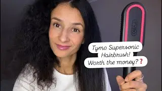 I Tried the TYMO Ionic Supersonic Hairbrush on curly hair! SHOCKING RESULTS! Honest review