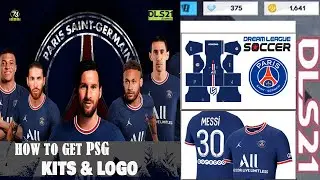 How To Import PSG Or Any Club Kits & Logos In DLS 21 | Gameplay