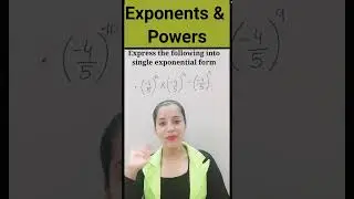 Exponents & Powers | #power #mathstricks #shorts #gurleenclasses #shortsvideo #viralshortsvideo