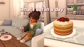 what i eat in a day *simple & easy meals* 🍰| roblox bloxburg roleplay