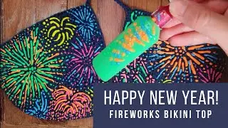New Years Fireworks Bikini Top [2020]