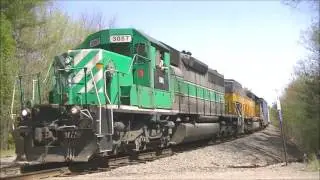 Ex. CITX SD40-2 Leader On Millinocket Sub South Bound - 5/21/2016