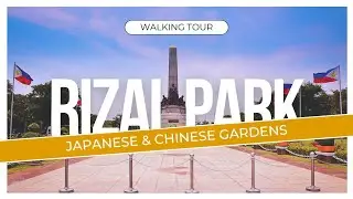 Exploring Rizal Park(Japanese and Chinese Garden)Walking Tour 2024|Manila,Philippines|RenilynRobles💕