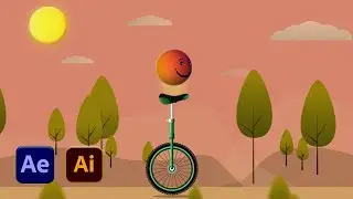 Unicycle Animation in After Effects