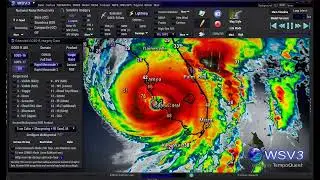 WSV3 - Hurricane Ian (2022) in RGB True Color 1-min Extended GOES-R Rapid-Scan Imagery