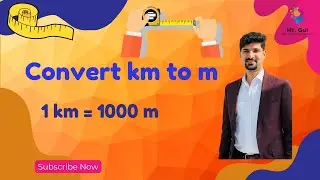 How to convert km to m?
