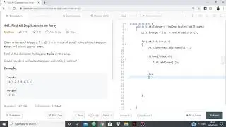 Coding Interview | LeetCode 442 Duplicates in an Array