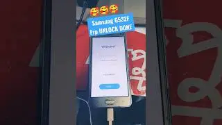Samsung G532F FRP UNLOCK DONE 👍 