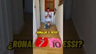 BEBÉ ELIGE ¿RONALDO O MESSI? 