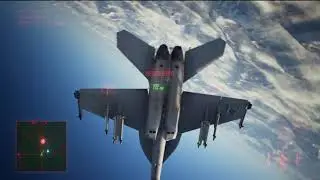 Ace Combat 7 #09 faceless soldier F-18A gameplay