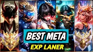 10 BEST META EXP LANE HEROES 2024 | Mobile Legend Tier List