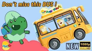 Wheels on the Bus Song 🚌 | School Bus Adventure & Kids Sing-Along