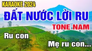 Đất Nước Lời Ru Karaoke Tone Nam Nhạc Sống gia huy karaoke