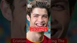 CR7 Setting The Trend With The Spaghetti Hair When He First Joined Man Utd #cristiano #cr7 #ronaldo