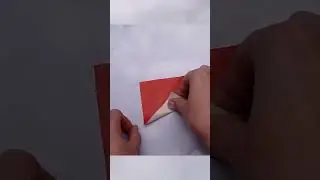 ДЕД МОРОЗ из бумаги  | DIY простые НОВОГОДНИЕ ОРИГАМИ #Shorts
