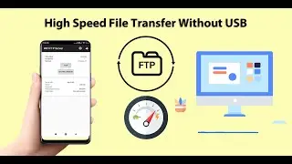 How to Share Files Between Computer and Mobile Wirelessly | High Speed File Transfer