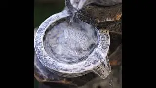 🌿 Ландшафтный дизайн своими руками 💧 Фонтан Чаши счастья U09201 💕 ХИТСАД