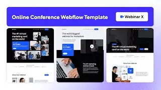 Online Conference Website Template | Webinar X - BRIX Templates