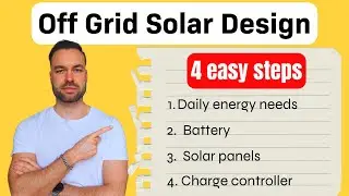 Off Grid Solar System Design: 4 Easy Steps + Diagram
