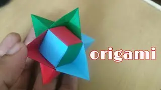 How to make an Origami 3D paper star | Origami 3D star [Step by step]