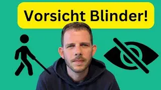 Was solltest Du beachten, wenn du einem Blinden begegnest?