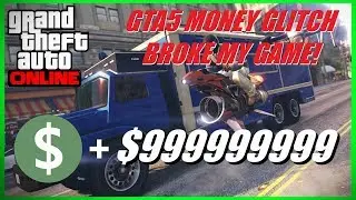 GTA5 MONEY GLITCH BROKE THE GAME! Grand Theft Auto Online Money Glitch Funny Moments