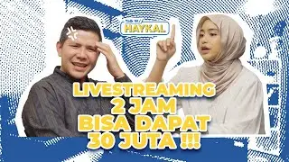 TALK W/ HAYKAL - AQUINA: 2 JAM LIVE BISA DAPAT 30 JUTA ‼️