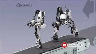 Portal 2 Co-Op Splitscreen gameplay on Nintendo Switch.