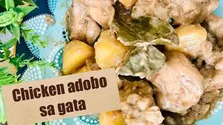 Chicken adobo with gata | GD’s Kitchen & Vlogs